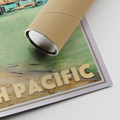 Affiche des Îles Cook, Pacifique Sud