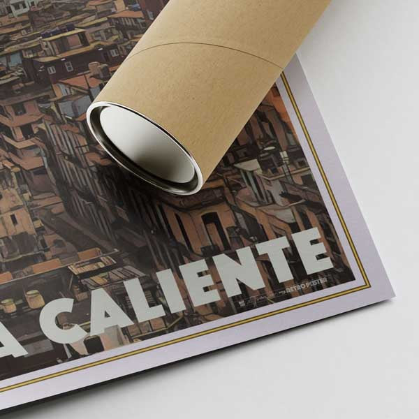 Our posters are printed on museum quality EMA paper with matte finish and shipped in carton tubes for maximum protection