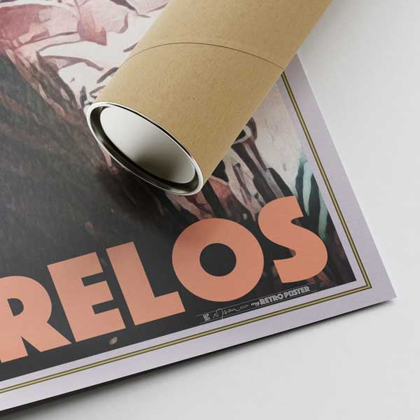 Our posters are printed on museum quality EMA paper with matte finish and shipped in carton tubes for maximum protection