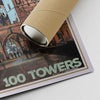 Our posters are printed on museum quality EMA paper with matte finish and shipped in carton tubes for maximum protection