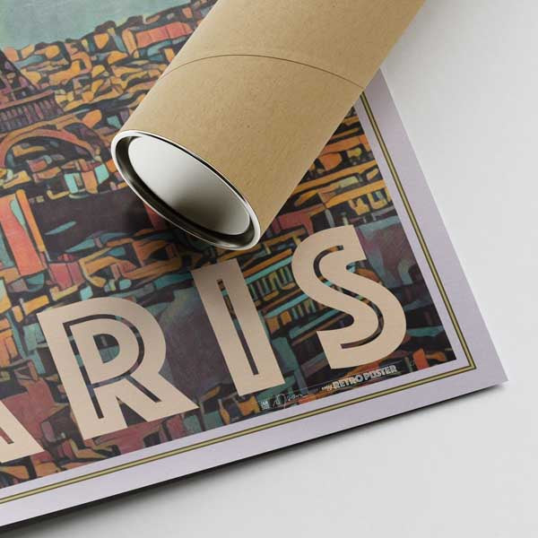 Our posters are printed on museum quality EMA paper with matte finish and shipped in carton tubes for maximum protection