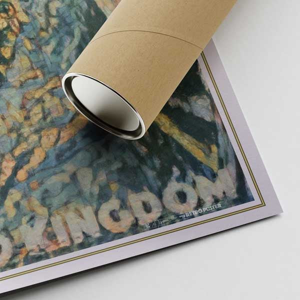 Our posters are printed on museum quality EMA paper with matte finish and shipped in carton tubes for maximum protection