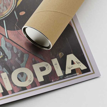 Póster da Etiópia Debub Omo