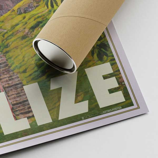 Our posters are printed on museum quality EMA paper with matte finish and shipped in carton tubes for maximum protection
