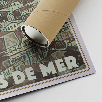 Arcachon Cartaz Bains De Mer