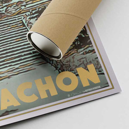 Arcachon  Poster Moulleau Church