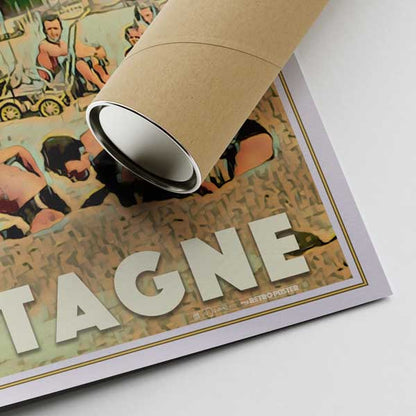 Carnac Poster Vita da Spiaggia