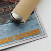 Our posters are printed on museum quality EMA paper with matte finish and shipped in carton tubes for maximum protection