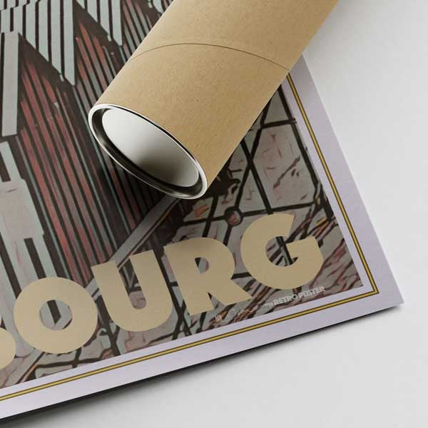 Cabourg Poster Beach Cabins