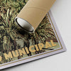 Our posters are printed on museum quality EMA paper with matte finish and shipped in carton tubes for maximum protection