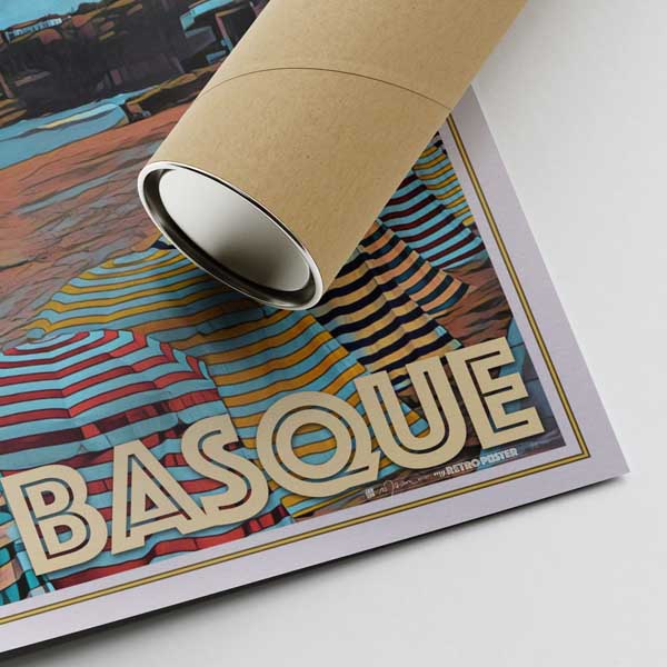 Biarritz Poster Grande Plage