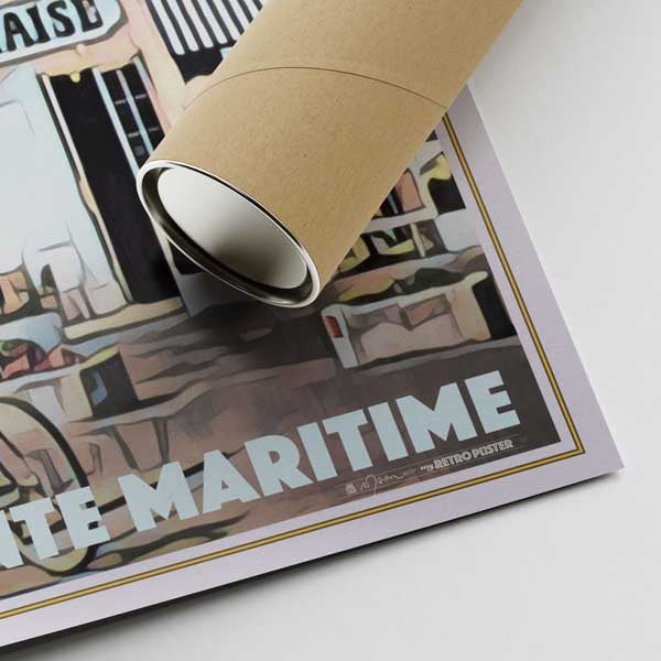 Our posters are printed on museum quality EMA paper with matte finish and shipped in carton tubes for maximum protection