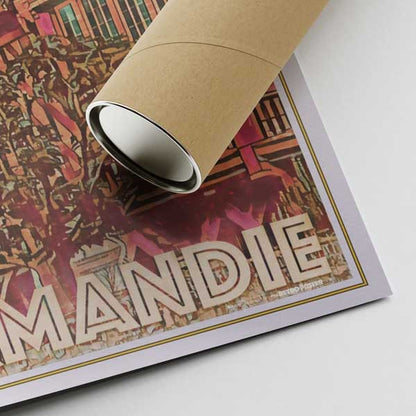 Our posters are printed on museum quality EMA paper with matte finish and shipped in carton tubes for maximum protection