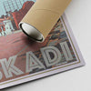 Our posters are printed on museum quality EMA paper with matte finish and shipped in carton tubes for maximum protection