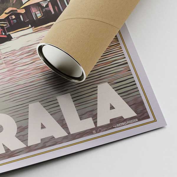 Our posters are printed on museum quality EMA paper with matte finish and shipped in carton tubes for maximum protection