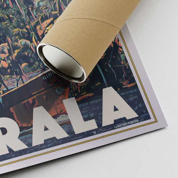 Our posters are printed on museum quality EMA paper with matte finish and shipped in carton tubes for maximum protection