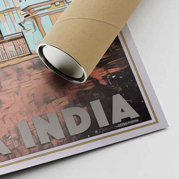 Our posters are printed on museum quality EMA paper with matte finish and shipped in carton tubes for maximum protection