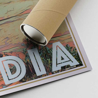 Kerala Poster Varkala Beach