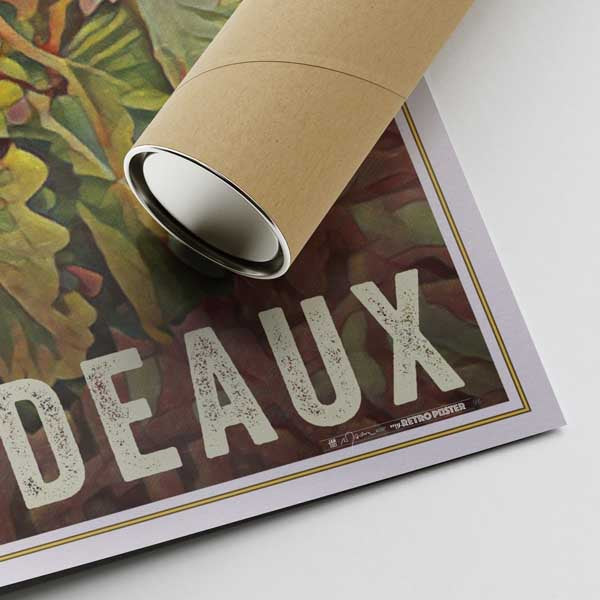 Poster Vigneto Bordeaux