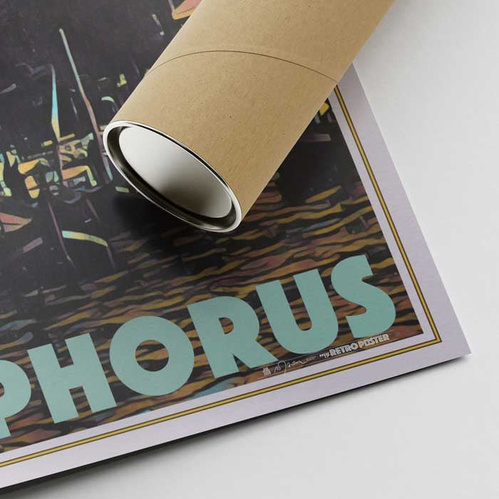 Istanbul Poster Bosforo