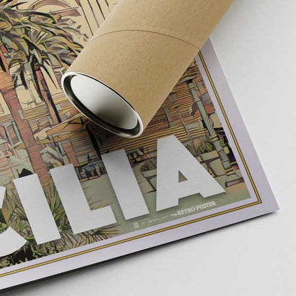 Our posters are printed on museum quality EMA paper with matte finish and shipped in carton tubes for maximum protection