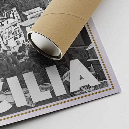 Ragusa Ibla Poster Sizilien