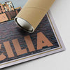 Our posters are printed on museum quality EMA paper with matte finish and shipped in carton tubes for maximum protection