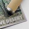 Our posters are printed on museum quality EMA paper with matte finish and shipped in carton tubes for maximum protection