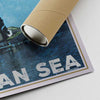 Our posters are printed on museum quality EMA paper with matte finish and shipped in carton tubes for maximum protection