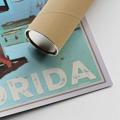 Florida Poster Miami Rettungsschwimmer