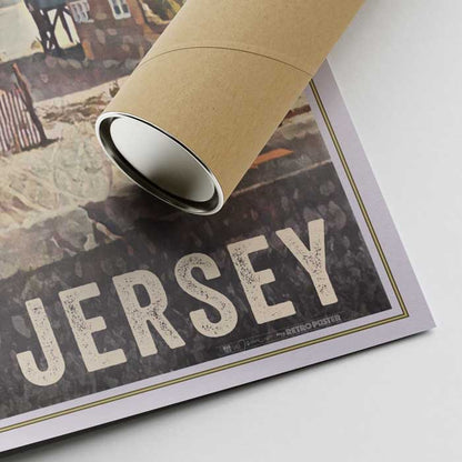 Affiche de Long Beach Island au coucher de soleil