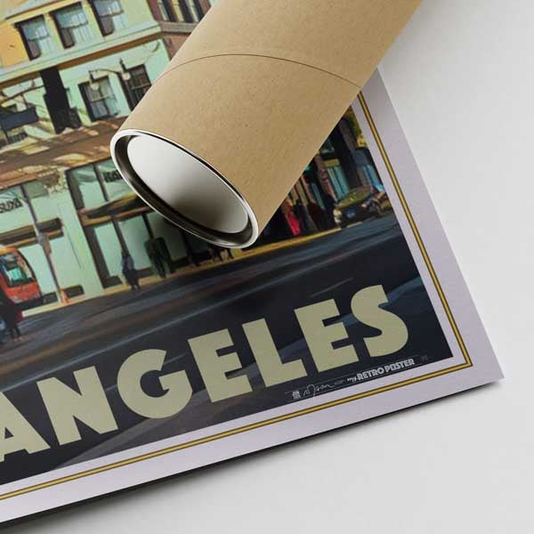 Our posters are printed on museum quality EMA paper with matte finish and shipped in carton tubes for maximum protection