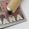 Our posters are printed on museum quality EMA paper with matte finish and shipped in carton tubes for maximum protection