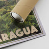 Corner of the Managua poster of Nicaragua