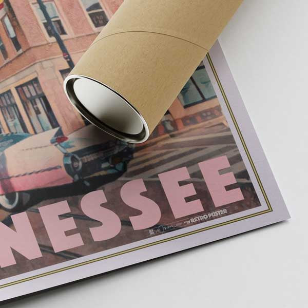 Our posters are printed on museum quality EMA paper with matte finish and shipped in carton tubes for maximum protection