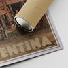 Our posters are printed on museum quality EMA paper with matte finish and shipped in carton tubes for maximum protection