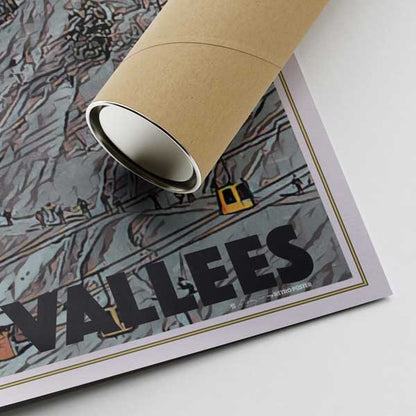 Meribel Poster 3 Vallees