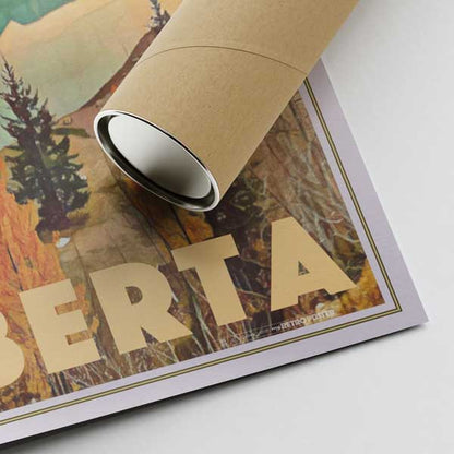 Banff Poster Minnewanka Down