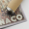 Our posters are printed on museum quality EMA paper with matte finish and shipped in carton tubes for maximum protection