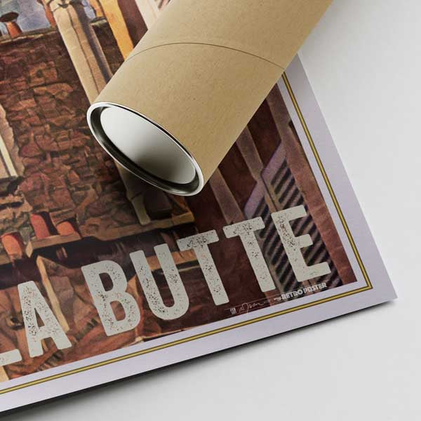 Poster di Montmartre sulla Butte