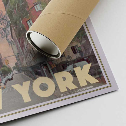 New York Poster Riverside Morningside Heights