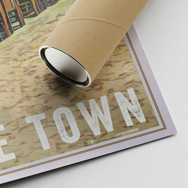 Muizenberg-Plakat Kapstadt