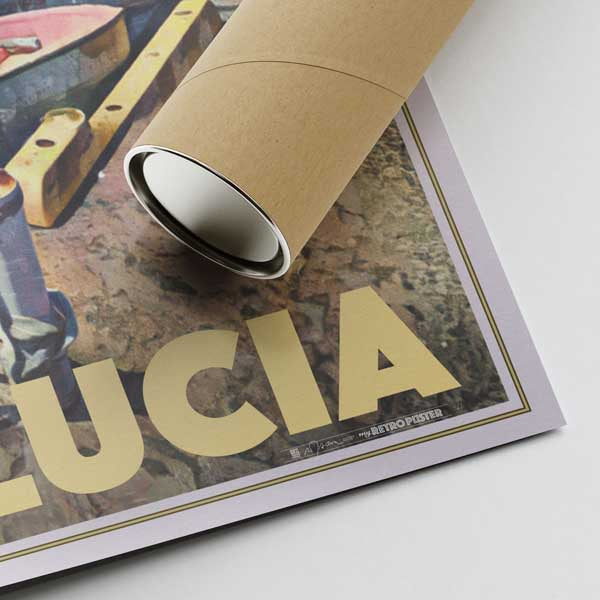 Manifesto di St Lucia Vecchio Forte