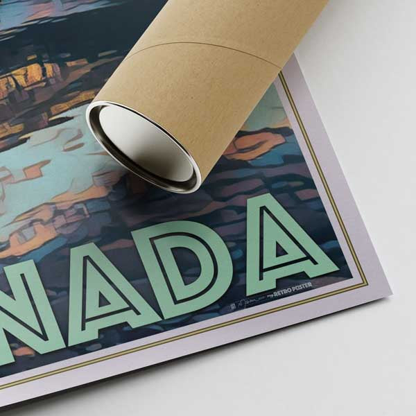 Poster del Lago Peyto Parco Nazionale di Banff