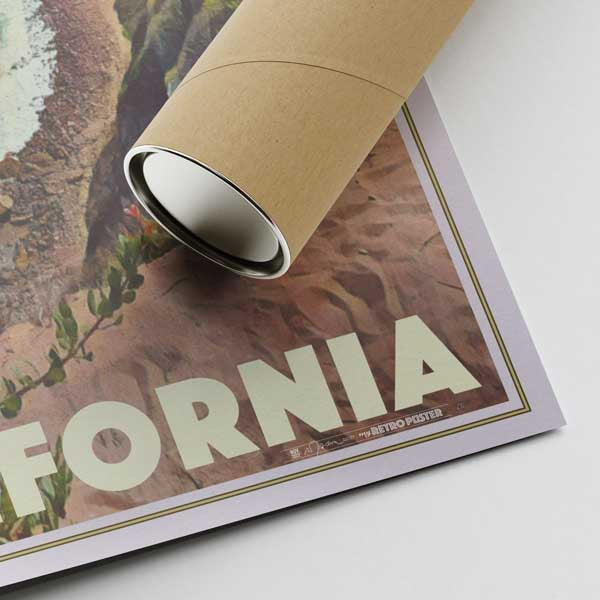 Our posters are printed on museum quality EMA paper with matte finish and shipped in carton tubes for maximum protection