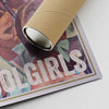 Our posters are printed on museum quality EMA paper with matte finish and shipped in carton tubes for maximum protection