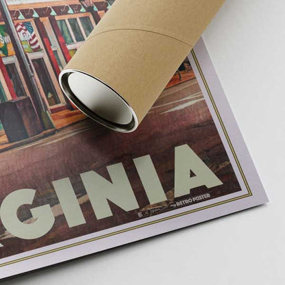 Our posters are printed on museum quality EMA paper with matte finish and shipped in carton tubes for maximum protection