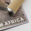 Our posters are printed on museum quality EMA paper with matte finish and shipped in carton tubes for maximum protection