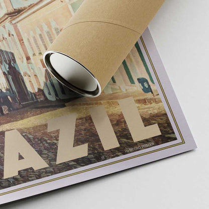 Corner of the Salvador de Bahia poster by Alecse