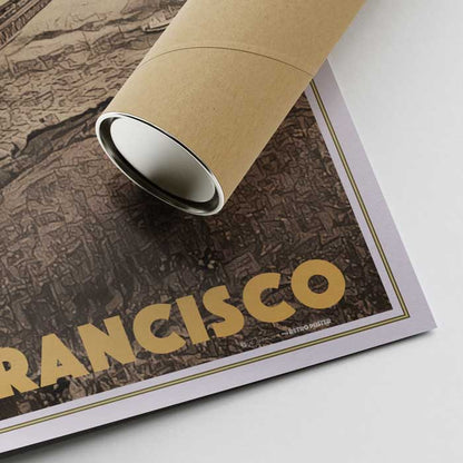 Póster del Golden Gate San Francisco